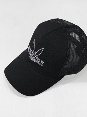 AMIRI Black Mesh Logo Baseball Cap